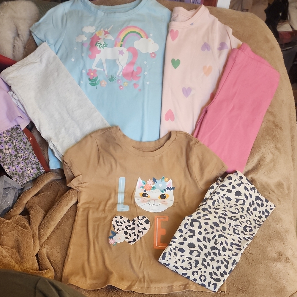 *nd 4T Garanimals Unicorn, Heart & Cat Outfit Sets - Must Be Bundled To Buy